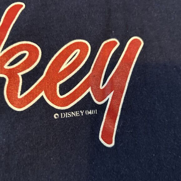 Vintage 90s Disney Mickey Mouse USA Big Graphic T Shirt Single Stitch 2XL - Picture 3 of 8